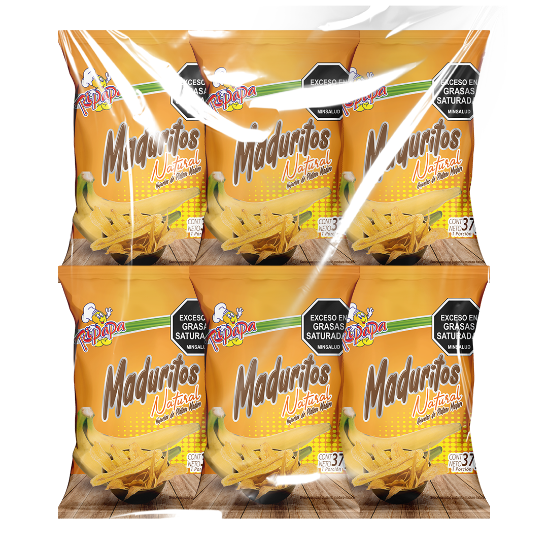 Platanitos Naturales 37gr x12 Un
