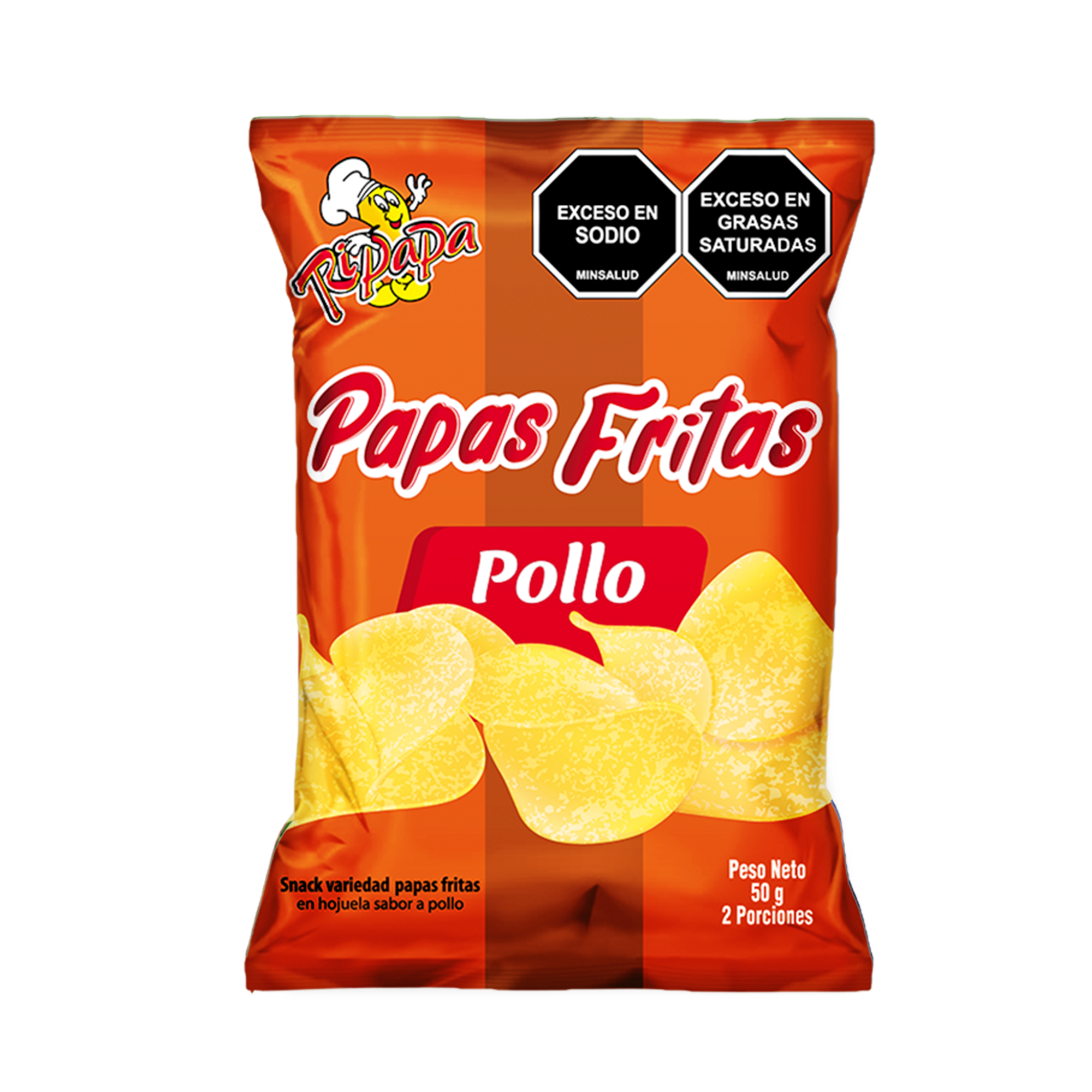 Papa Salsa Metalizada 35gr X12und